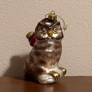 Vintage Fitz Floyd Owl Ornament.